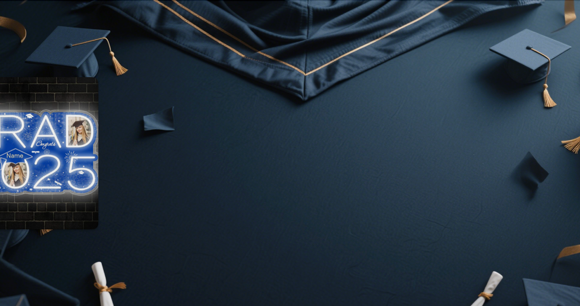 【UUBAO】Celebrate 2025 Graduation with Customizable Photo & Name Neon Signs!