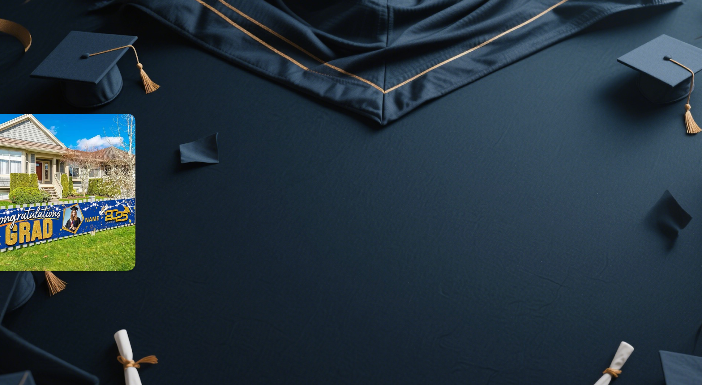 【UUBAO】Customizable Graduation Banners 2025: Add a Personal Touch to Your Graduation Party!