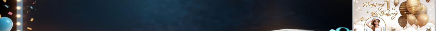 【UUBAO】Customizable Name & Photo Happy Birthday Banners: Elevate Your Celebration!