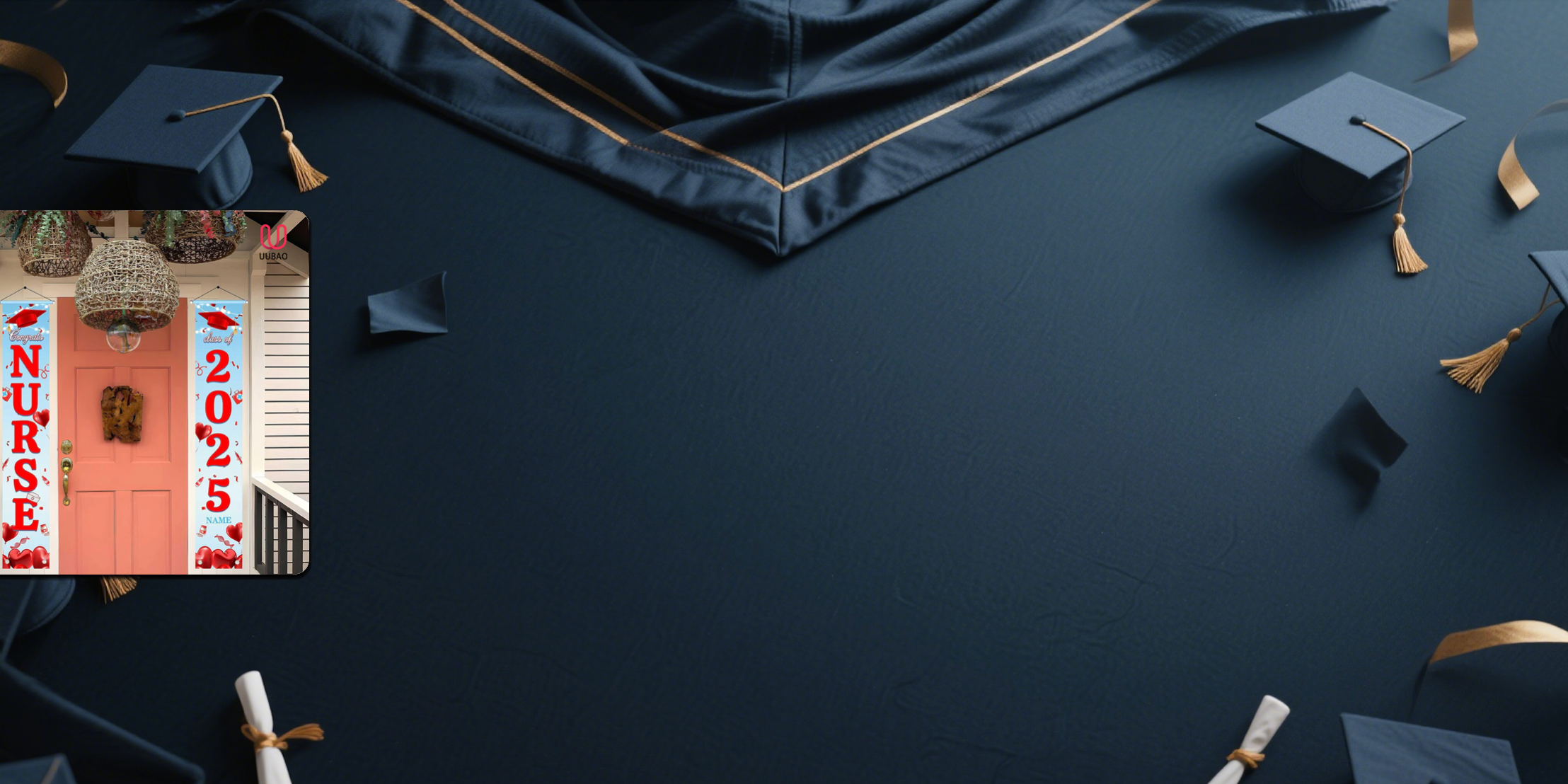 【UUBAO】Customizable 2025 Graduation Banners: Add a Personal Touch to Your Celebration