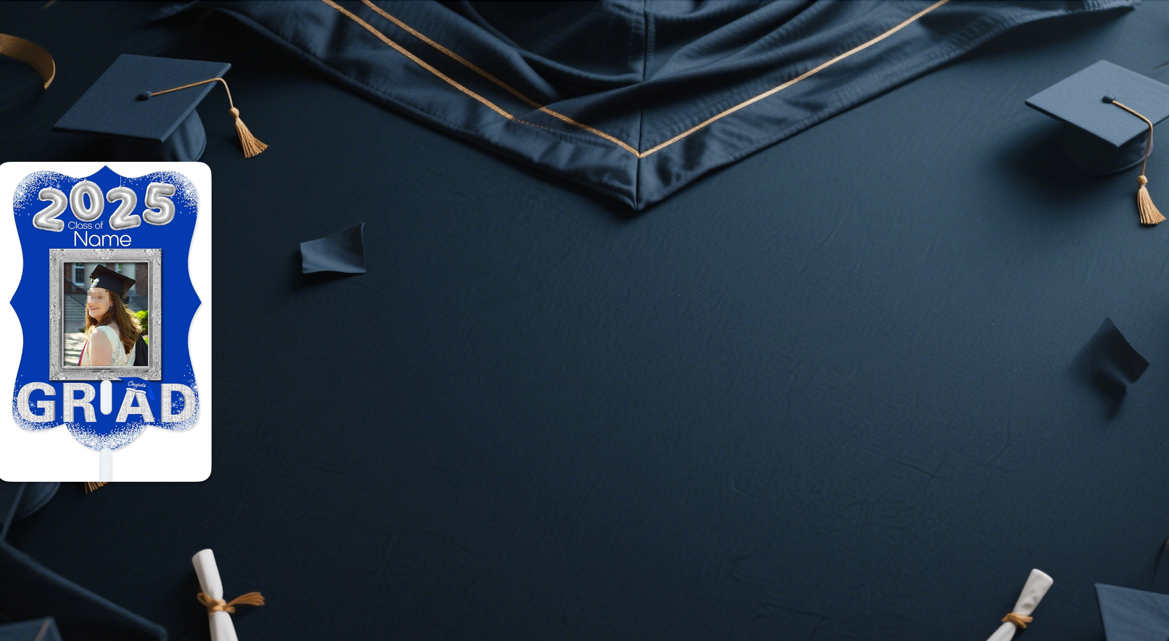 【UUBAO】2025 Graduation Fans: Customizable with Photos and Names