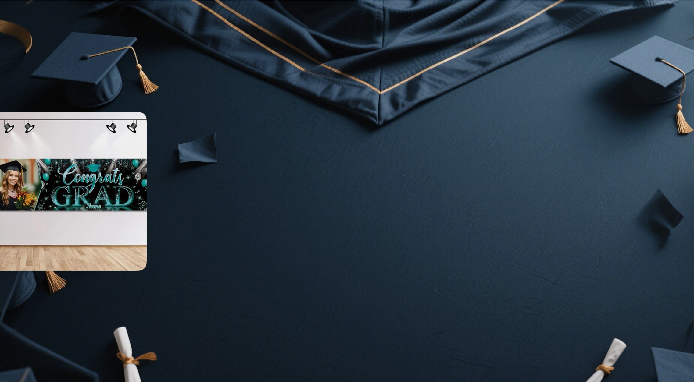 【UUBAO】Customizable Photos and Names: The 2025 Graduation Banner You Need!