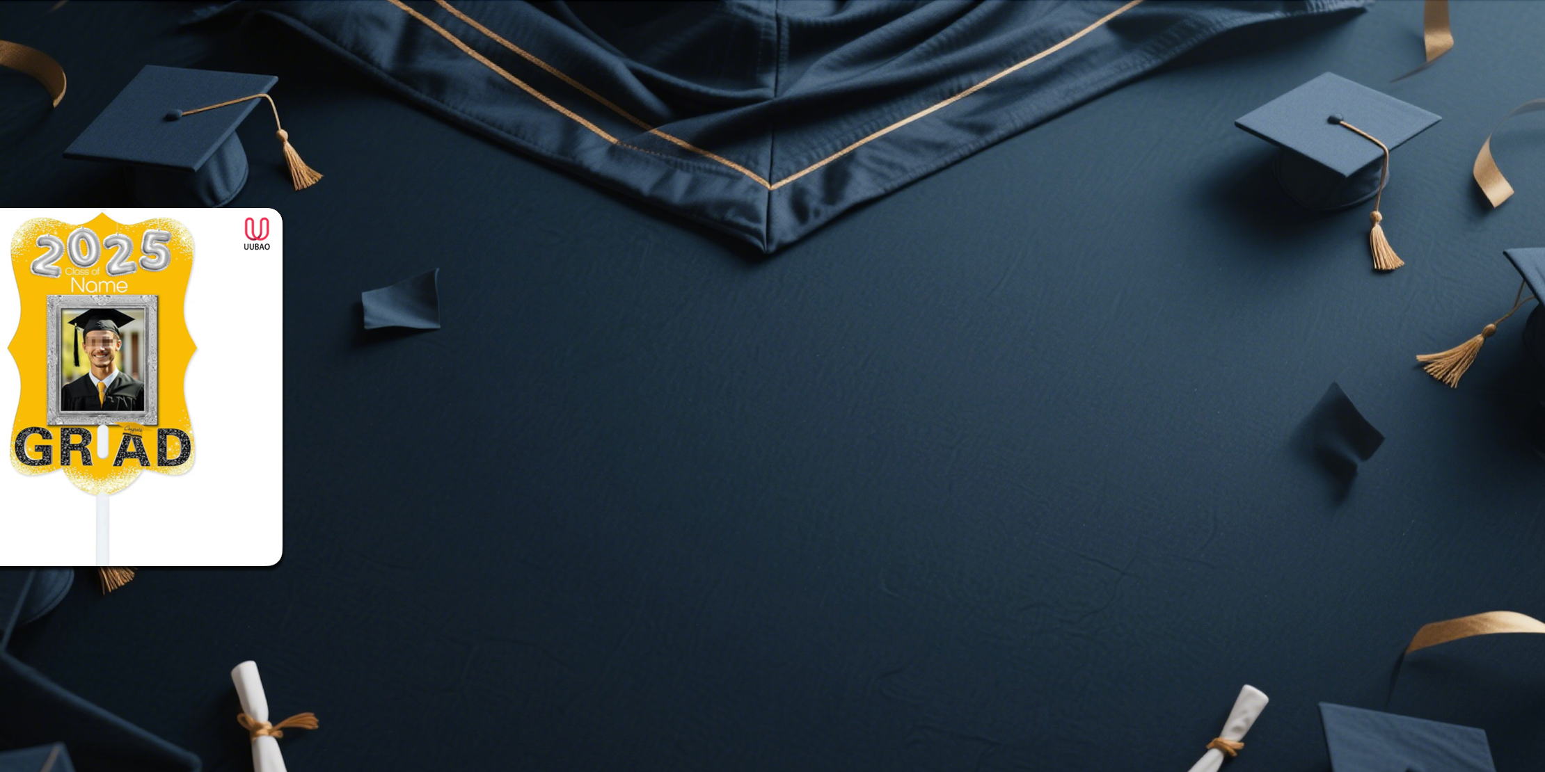 【UUBAO】Customizable Photo & Name Graduation Fans for Class of 2025: A Must-Have Keepsake