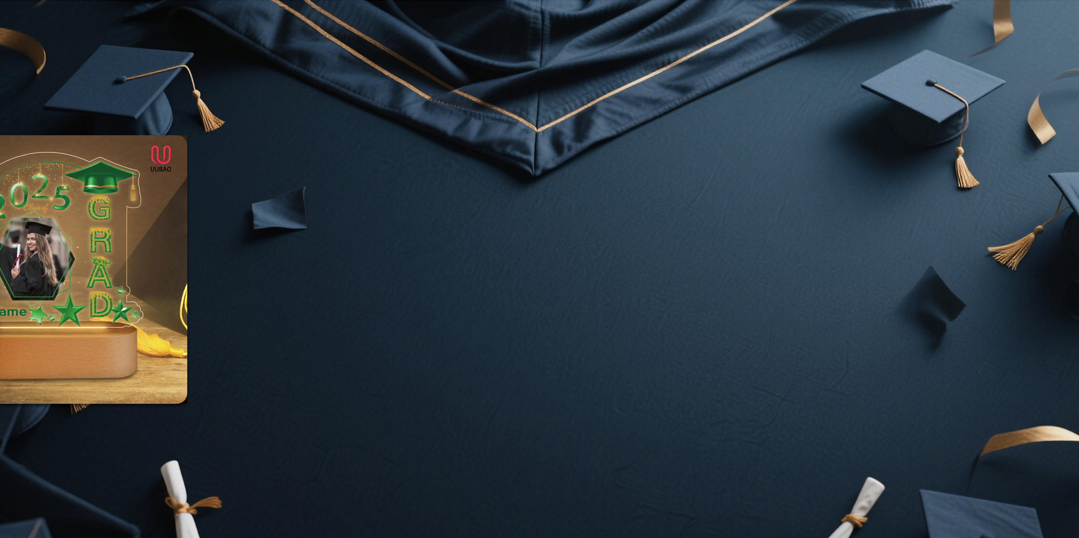 【UUBAO】Customizable Photo & Name Night Light: The Perfect 2025 Graduation Gift