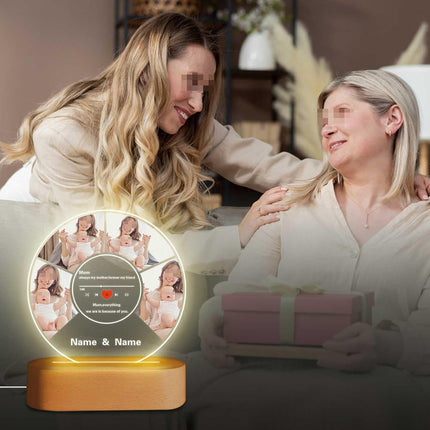 UUBAO Customized Acrylic Night Light Gifts Personalized Mother's Day Gifts Gifts for Mom